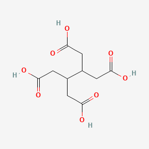 molecular formula C10H14O8 B15428467 3,4-Bis(carboxymethyl)hexanedioic acid CAS No. 90927-67-6