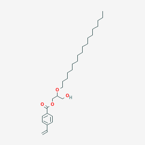 3-Hydroxy-2-(octadecyloxy)propyl 4-ethenylbenzoate