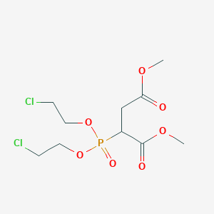 Dimethyl 2-[bis(2-chloroethoxy)phosphoryl]butanedioate