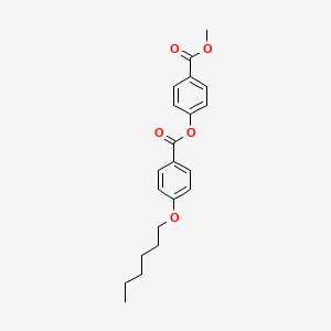 4-(Methoxycarbonyl)phenyl 4-(hexyloxy)benzoate