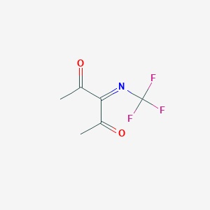 3-[(Trifluoromethyl)imino]pentane-2,4-dione