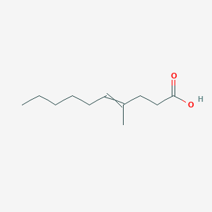 B15428717 4-Methyldec-4-enoic acid CAS No. 92984-80-0