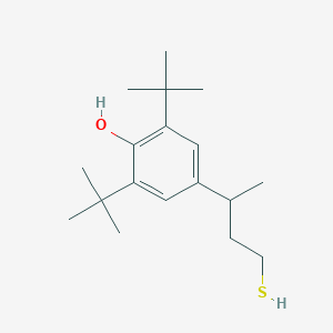 2,6-Di-tert-butyl-4-(4-sulfanylbutan-2-yl)phenol