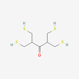 1,5-Bis(sulfanyl)-2,4-bis(sulfanylmethyl)pentan-3-one