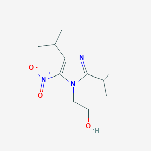 2-[5-Nitro-2,4-di(propan-2-yl)-1H-imidazol-1-yl]ethan-1-ol