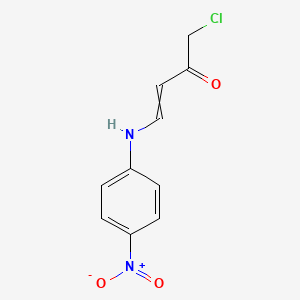 1-Chloro-4-(4-nitroanilino)but-3-en-2-one