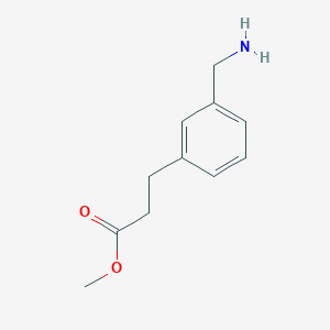 B154293 Methyl 3-[3-(aminomethyl)phenyl]propanoate CAS No. 10051-83-9