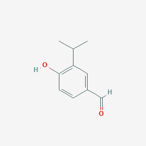 B154294 4-Hydroxy-3-isopropylbenzaldehyde CAS No. 126274-94-0