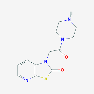 1-[2-Oxo-2-(piperazin-1-yl)ethyl][1,3]thiazolo[5,4-b]pyridin-2(1H)-one