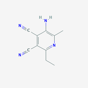 5-Amino-2-ethyl-6-methylpyridine-3,4-dicarbonitrile