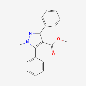 Methyl 1-methyl-3,5-diphenyl-1H-pyrazole-4-carboxylate