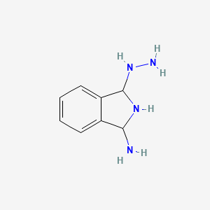 3-Hydrazinyl-2,3-dihydro-1H-isoindol-1-amine