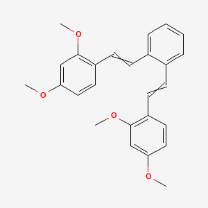 1,1'-[1,2-Phenylenedi(ethene-2,1-diyl)]bis(2,4-dimethoxybenzene)