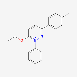 6-Ethoxy-3-(4-methylphenyl)-1-phenylpyridazin-1-ium