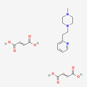 But-2-enedioic acid;1-methyl-4-(2-pyridin-2-ylethyl)piperazine