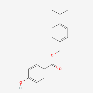 [4-(Propan-2-yl)phenyl]methyl 4-hydroxybenzoate