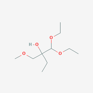 1,1-Diethoxy-2-(methoxymethyl)butan-2-ol