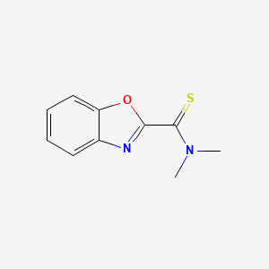 molecular formula C10H10N2OS B15429965 N,N-Dimethyl-1,3-benzoxazole-2-carbothioamide CAS No. 90298-69-4