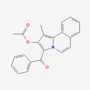 3-Benzoyl-1-methylpyrrolo[2,1-A]isoquinolin-2-YL acetate