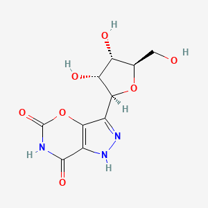 3-Ribofuranosylpyrazolo(3,4-e)(1,3)oxazine-5,7-dione