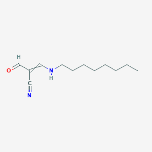 2-Formyl-3-(octylamino)prop-2-enenitrile