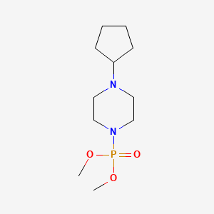 Dimethyl (4-cyclopentylpiperazin-1-yl)phosphonate