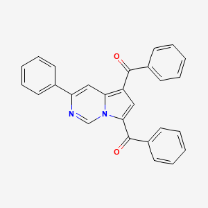 (5-Benzoyl-3-phenylpyrrolo[1,2-c]pyrimidin-7-yl)-phenylmethanone