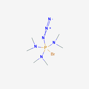 N-[azido-bromo-bis(dimethylamino)-lambda5-phosphanyl]-N-methylmethanamine