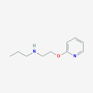 N-{2-[(Pyridin-2-yl)oxy]ethyl}propan-1-amine