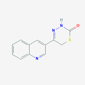 5-(Quinolin-3-yl)-3,6-dihydro-2H-1,3,4-thiadiazin-2-one