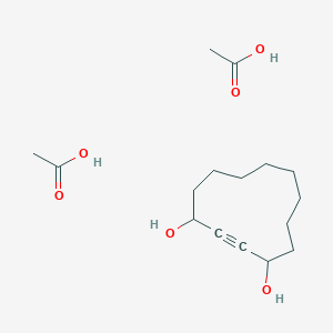 Acetic acid;cyclododec-2-yne-1,4-diol