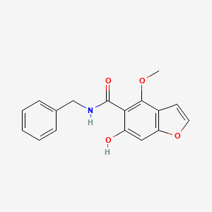 N-Benzyl-6-hydroxy-4-methoxy-1-benzofuran-5-carboxamide