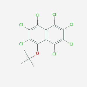 1-tert-Butoxy-2,3,4,5,6,7,8-heptachloronaphthalene