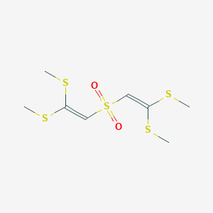 2-[2,2-Bis(methylsulfanyl)ethenesulfonyl]-1,1-bis(methylsulfanyl)ethene