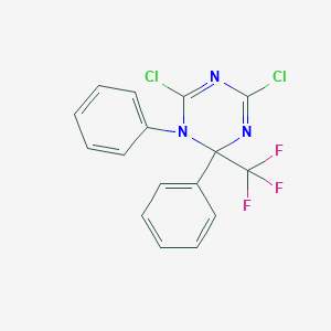 4,6-Dichloro-1,2-diphenyl-2-(trifluoromethyl)-1,2-dihydro-1,3,5-triazine