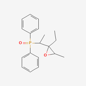 [1-(2-Ethyl-3-methyloxiran-2-yl)ethyl](oxo)diphenyl-lambda~5~-phosphane