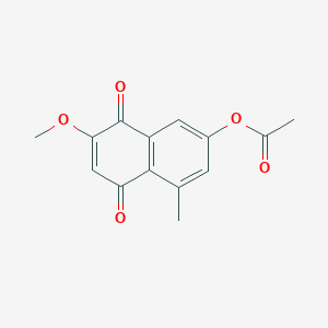 7-Methoxy-4-methyl-5,8-dioxo-5,8-dihydronaphthalen-2-yl acetate