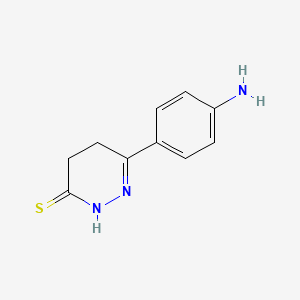 6-(4-Aminophenyl)-4,5-dihydropyridazine-3(2H)-thione