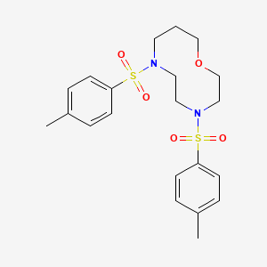 4,7-Bis(4-methylbenzene-1-sulfonyl)-1,4,7-oxadiazecane