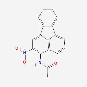 molecular formula C18H12N2O3 B15431764 Acetamide, N-(2-nitro-3-fluoranthenyl)- CAS No. 88535-53-9