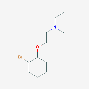 2-[(2-Bromocyclohexyl)oxy]-N-ethyl-N-methylethan-1-amine