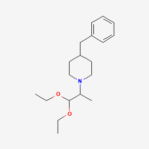 4-Benzyl-1-(1,1-diethoxypropan-2-yl)piperidine