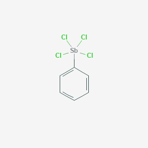 Tetrachloro(phenyl)-lambda~5~-stibane