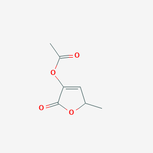 5-Methyl-2-oxo-2,5-dihydrofuran-3-yl acetate