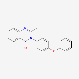 2-Methyl-3-(4-phenoxyphenyl)quinazolin-4(3H)-one