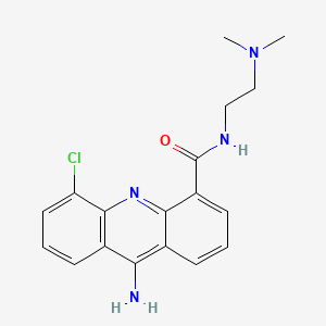 4-Acridinecarboxamide, 9-amino-5-chloro-N-[2-(dimethylamino)ethyl]-