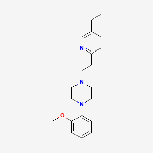 1-[2-(5-Ethylpyridin-2-yl)ethyl]-4-(2-methoxyphenyl)piperazine