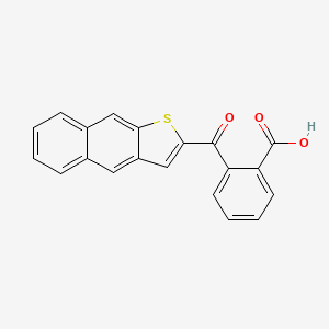 molecular formula C20H12O3S B15432202 2-(Naphtho[2,3-b]thiophene-2-carbonyl)benzoic acid CAS No. 88220-29-5