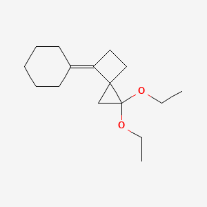 4-Cyclohexylidene-1,1-diethoxyspiro[2.3]hexane