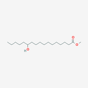 molecular formula C18H36O3 B15432208 Methyl 12-hydroxyheptadecanoate CAS No. 89411-17-6